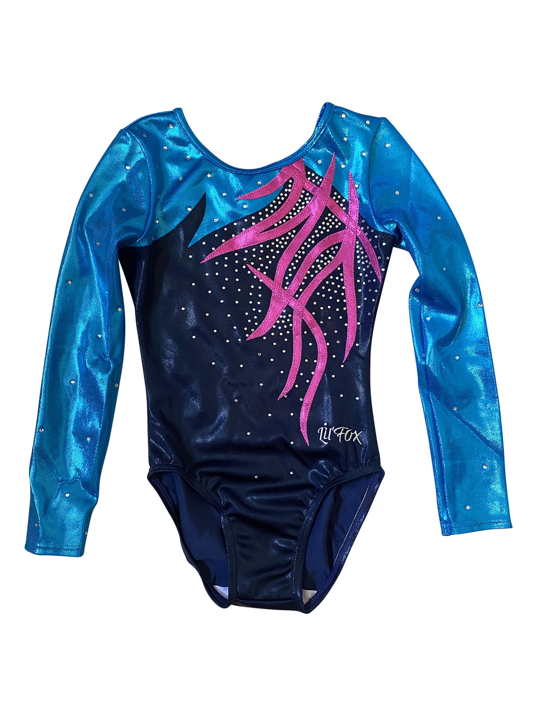 NAVY, OCEAN BLUE & PINK SPYDER LONG SLEEVE