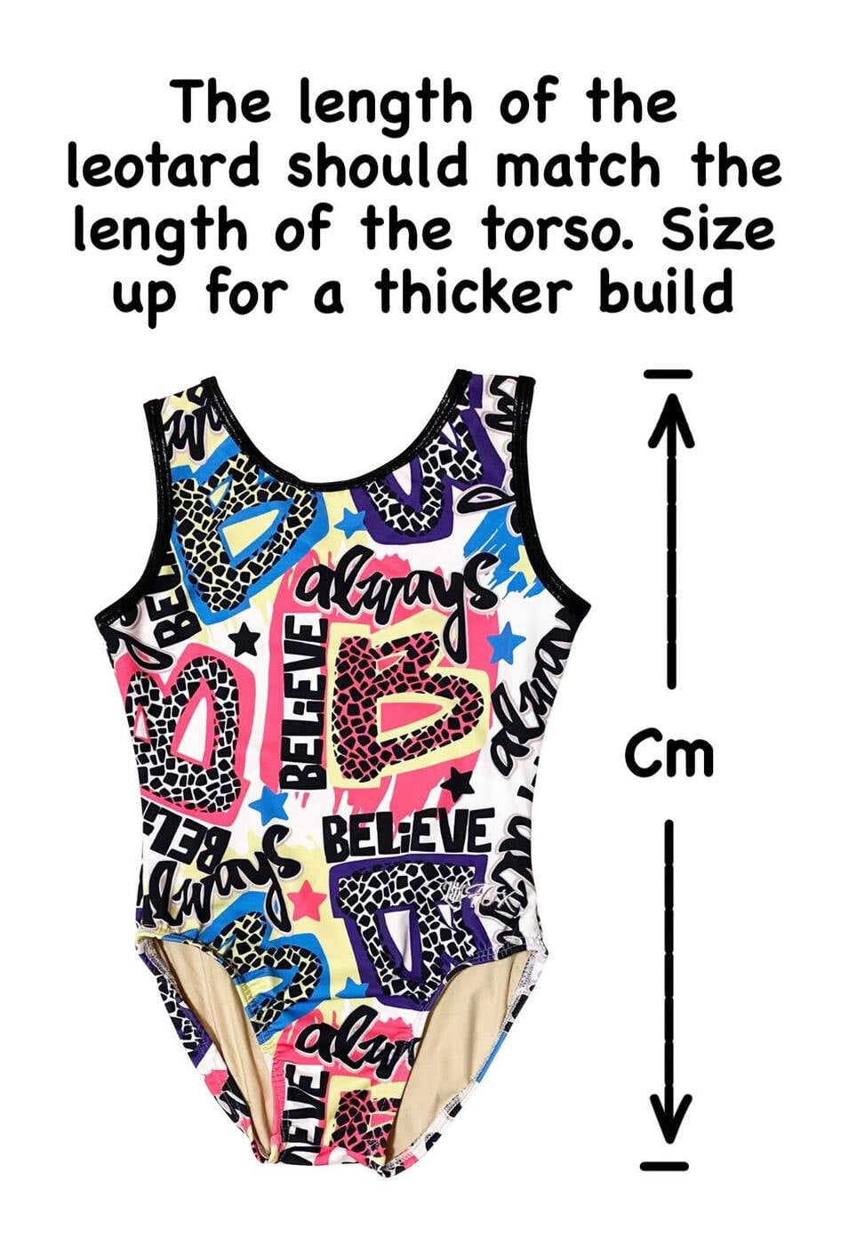 'ALWAYS BELIEVE' LYCRA PRINT