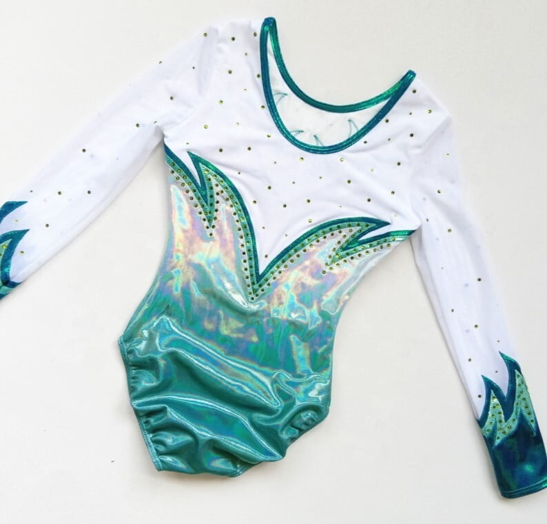 PEARL EMERALD FLAMES LONG SLEEVE