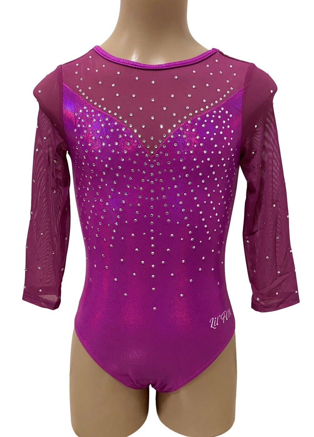 MAGENTA VITALITY MYSTIQUE & MESH 3/4 SLEEVE