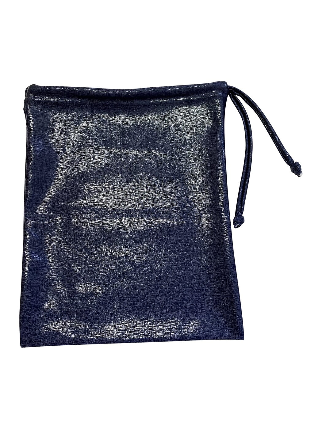 NAVY SHINY MYSTIQUE WITH GOLD STONES GRIP BAG
