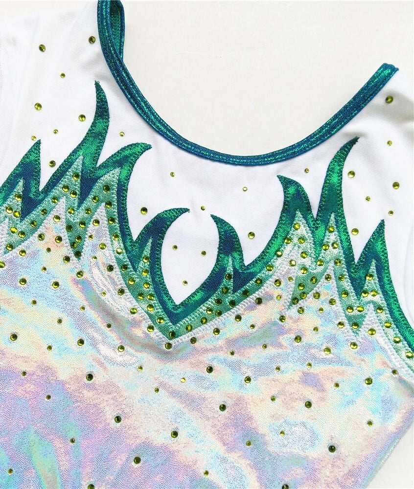 PEARL EMERALD FLAMES LONG SLEEVE