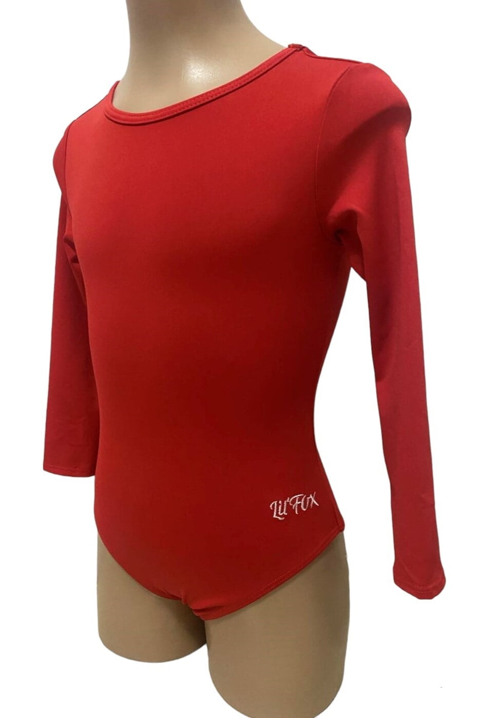 RED PLAIN LYCRA LONG SLEEVE