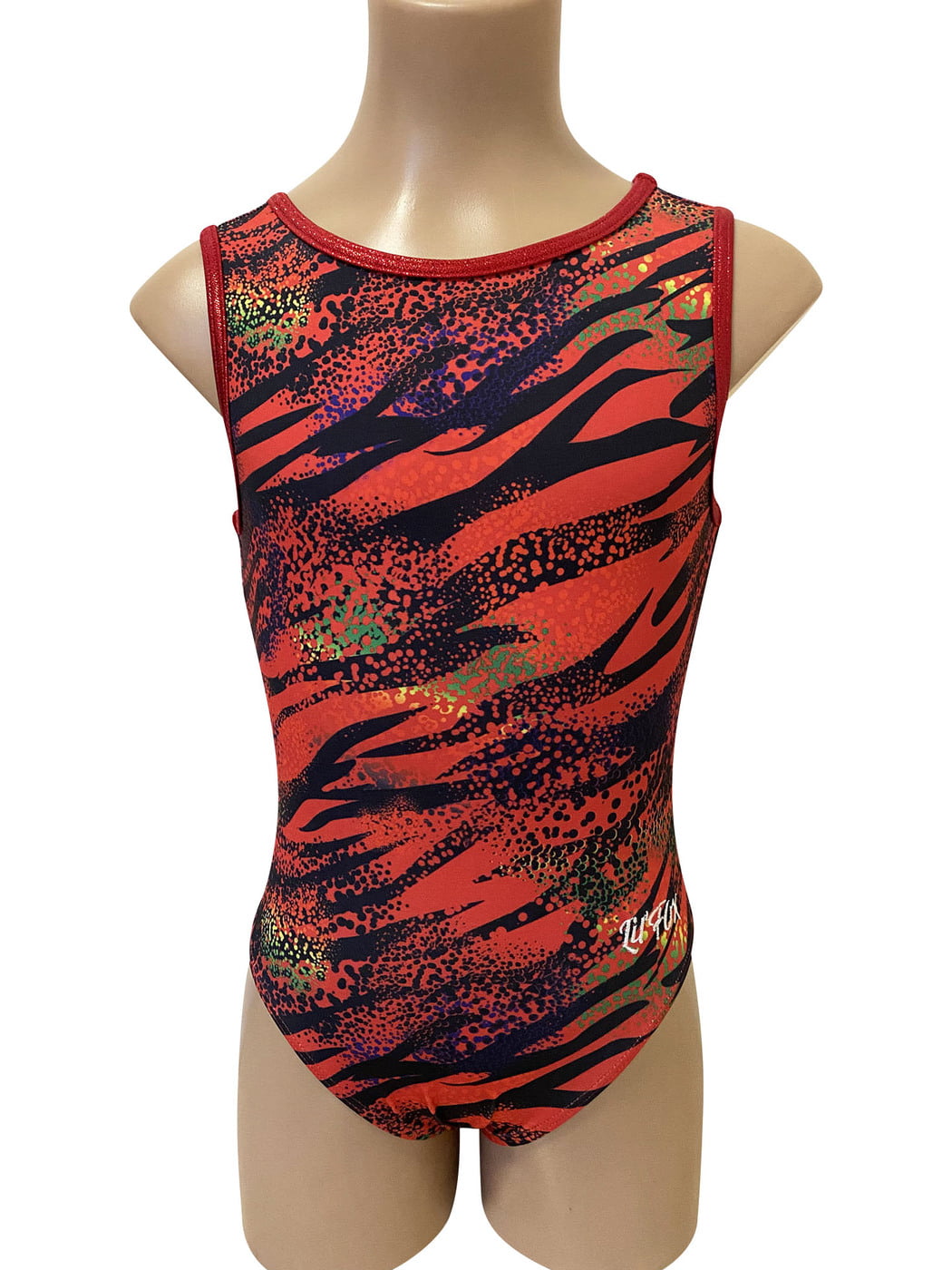 RED JUNGLE LYCRA PRINT