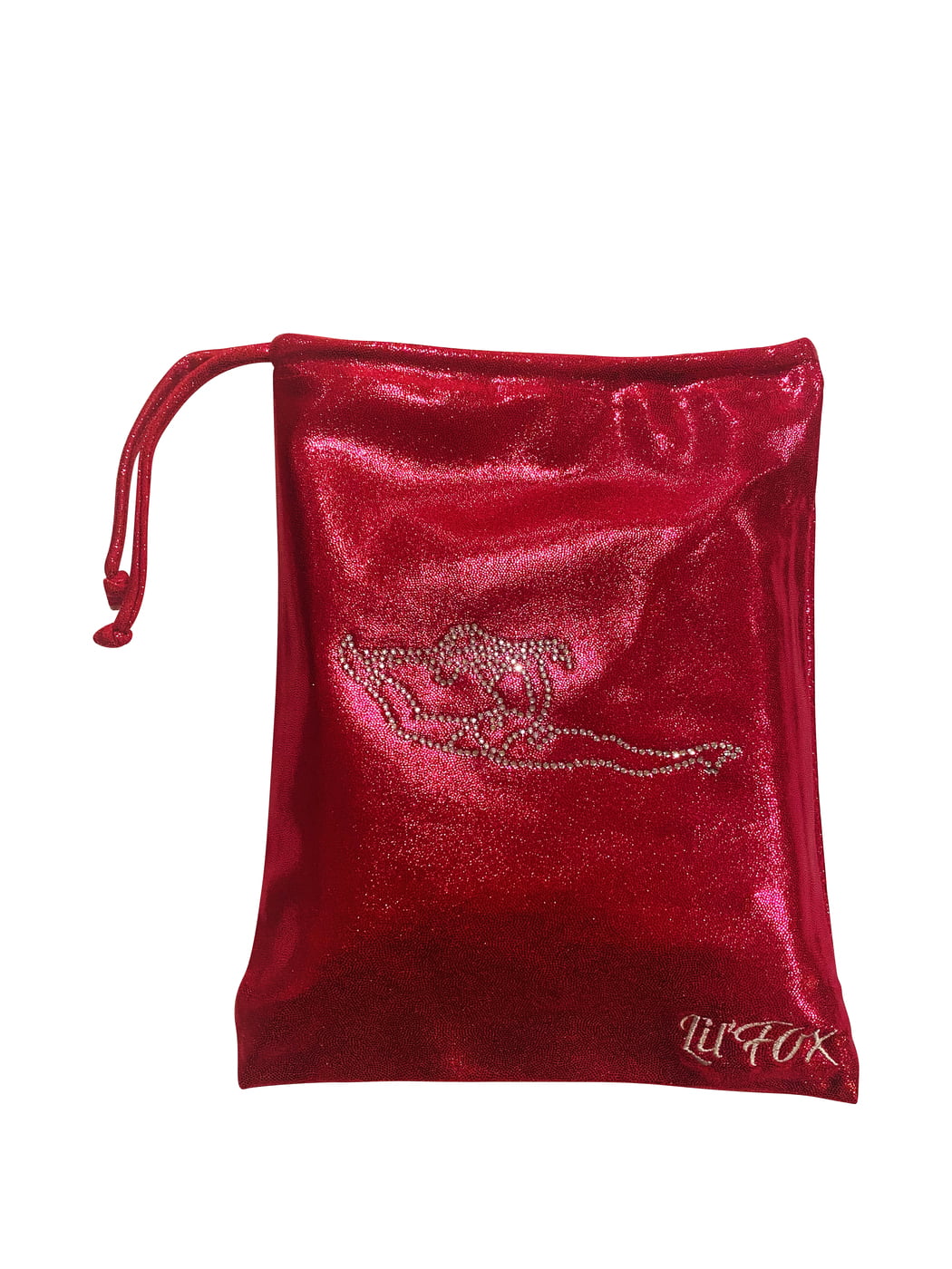 BERRY SHINY MYSTIQUE GRIP BAG WITH RHINESTONES 8x10"