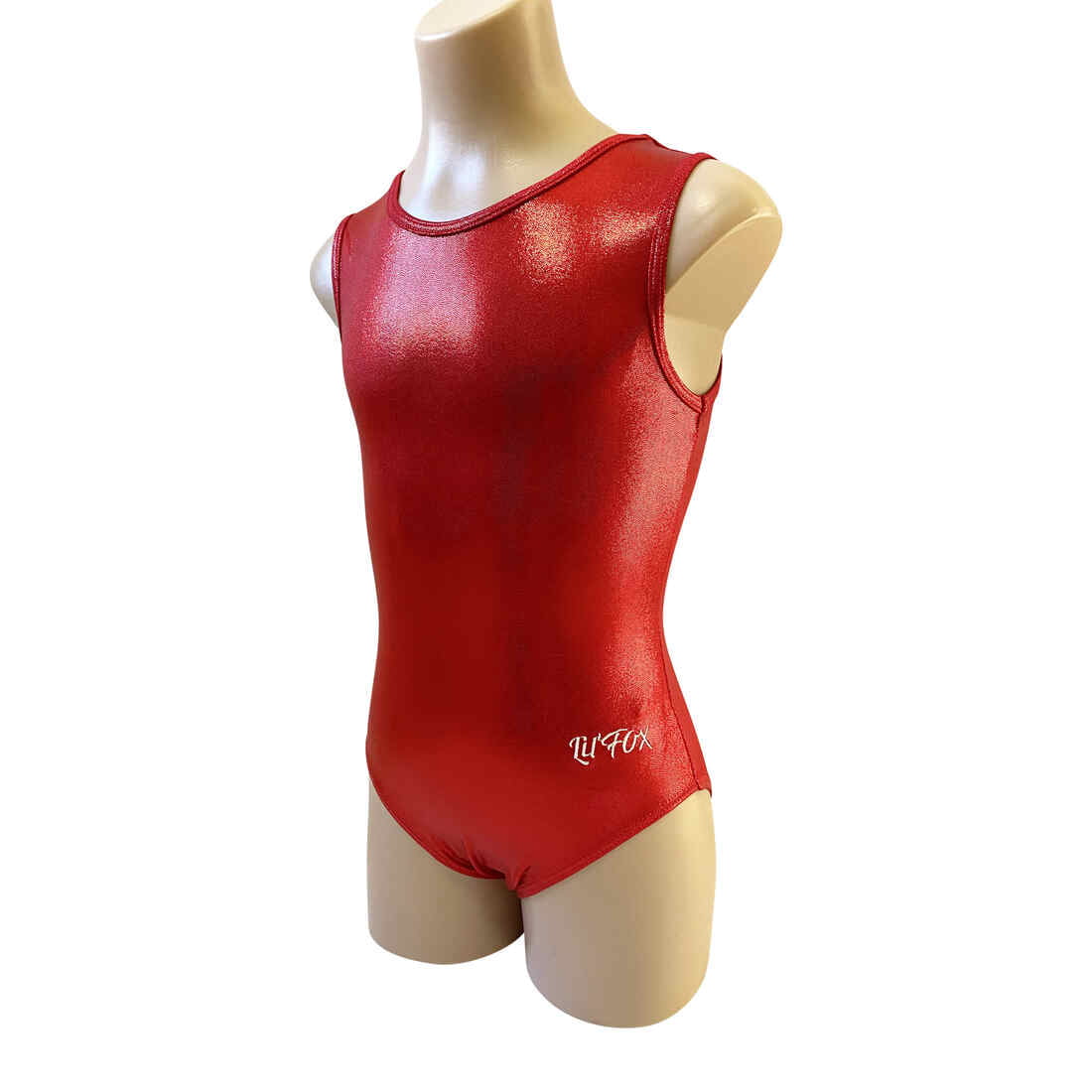 RED PLAIN SHINY MYSTIQUE
