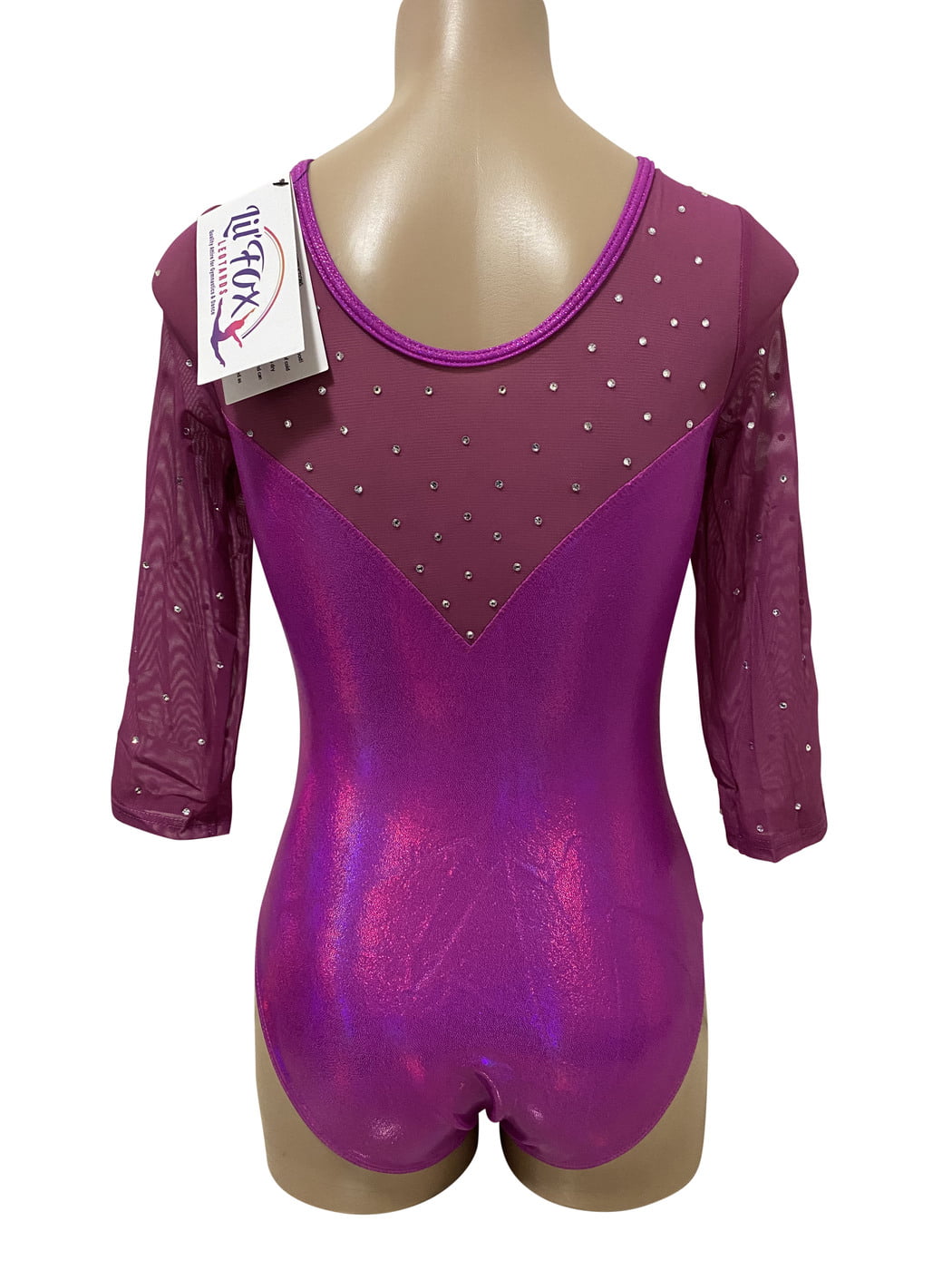 MAGENTA VITALITY MYSTIQUE & MESH 3/4 SLEEVE