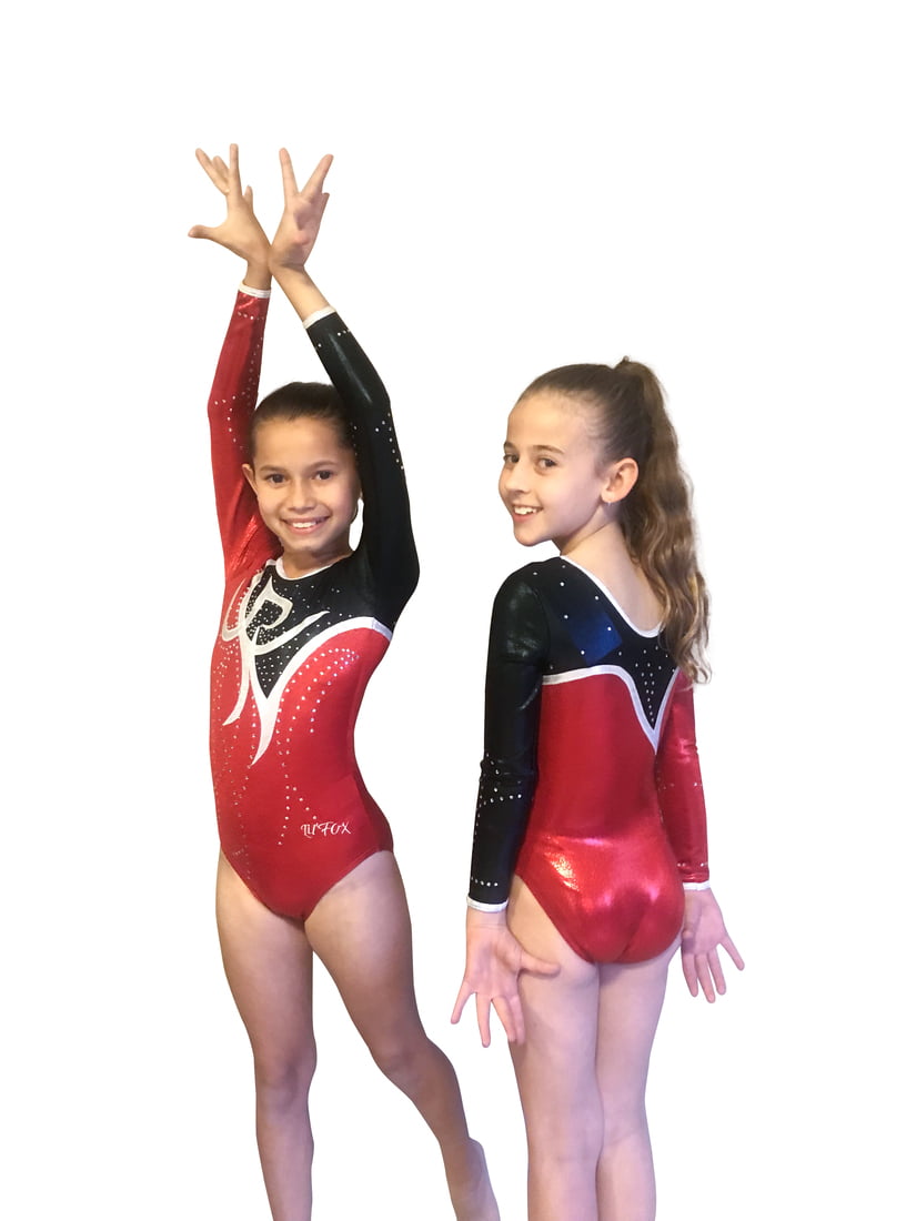 RED AND BLACK HEARTS MYSTIQUE LONG SLEEVE