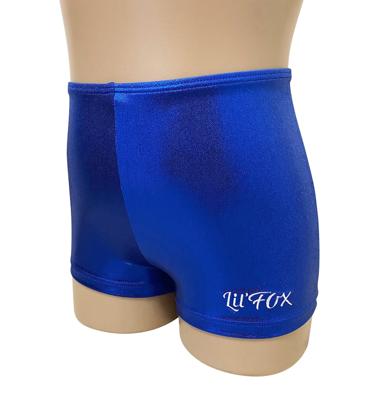 ROYAL BLUE SHINY FOIL MYSTIQUE PRO BIKE SHORTS *RECOMMENDED*