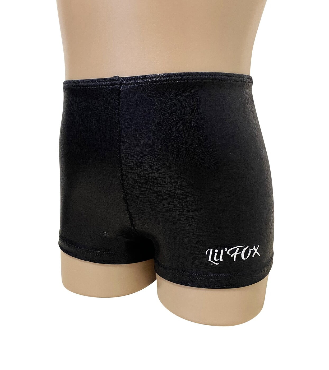 BLACK SHINY FOIL MYSTIQUE PRO BIKE SHORTS *RECOMMENDED*