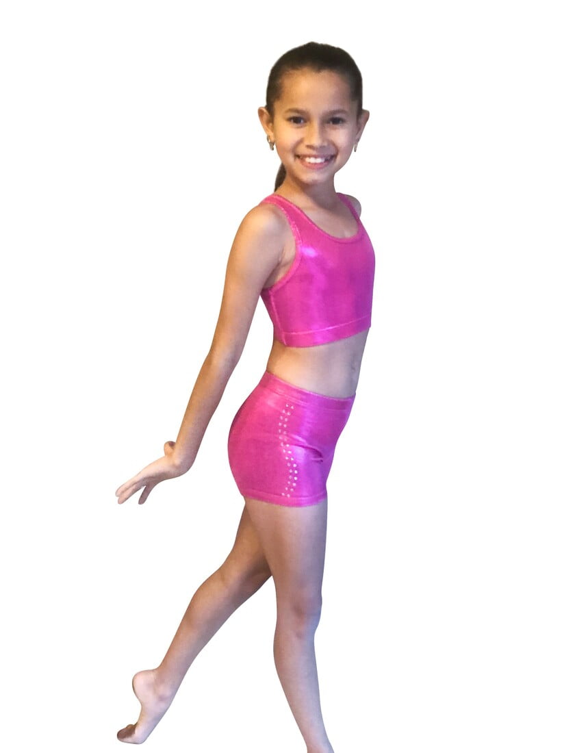 PINK SHINY FOIL CROP SET