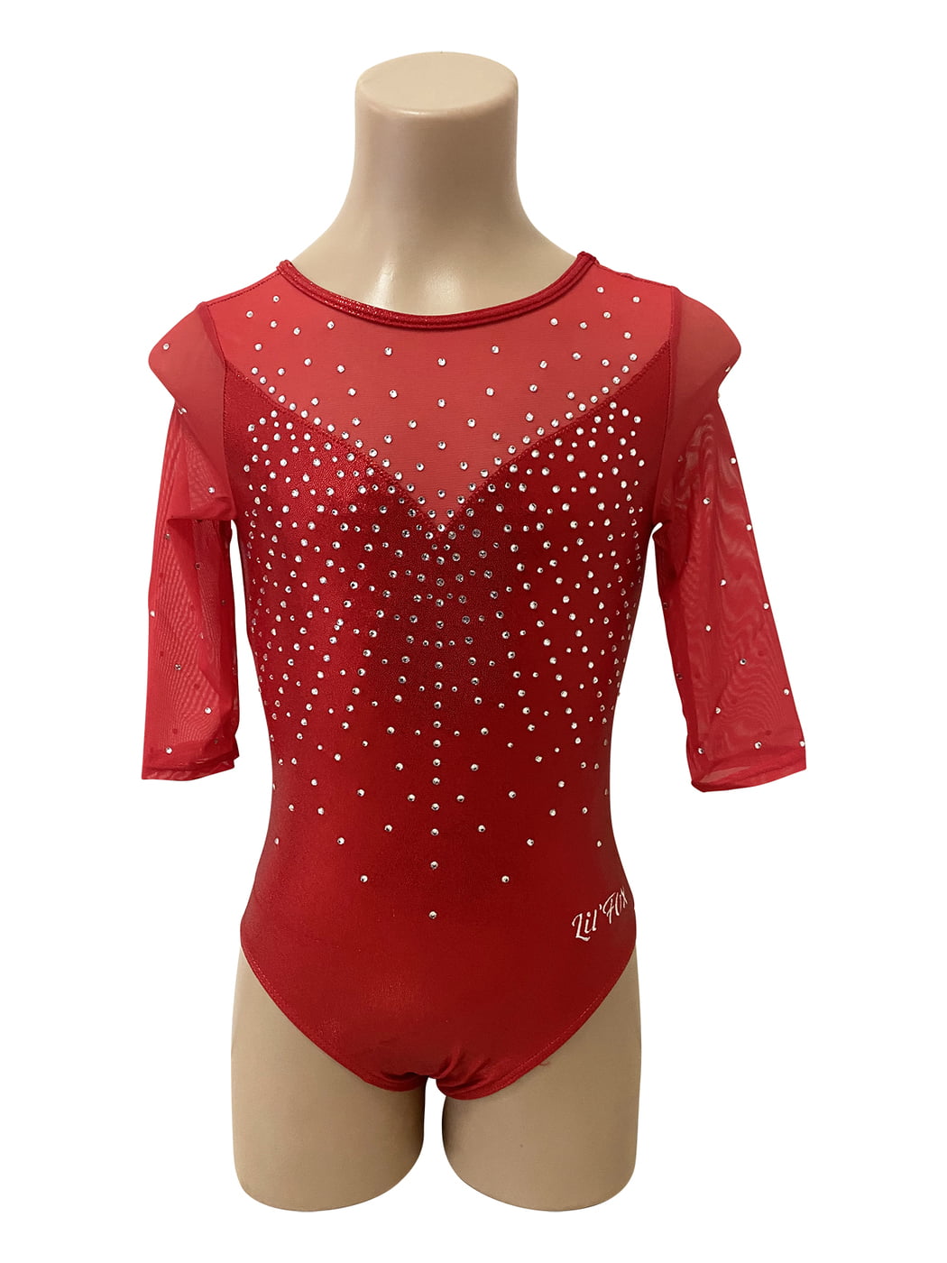 RED VITALITY MYSTIQUE & MESH 3/4 SLEEVE