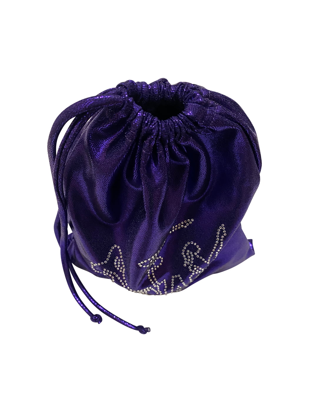 PURPLE MYSTIQUE GRIP BAG 'GYMNAST' RHINESTONES