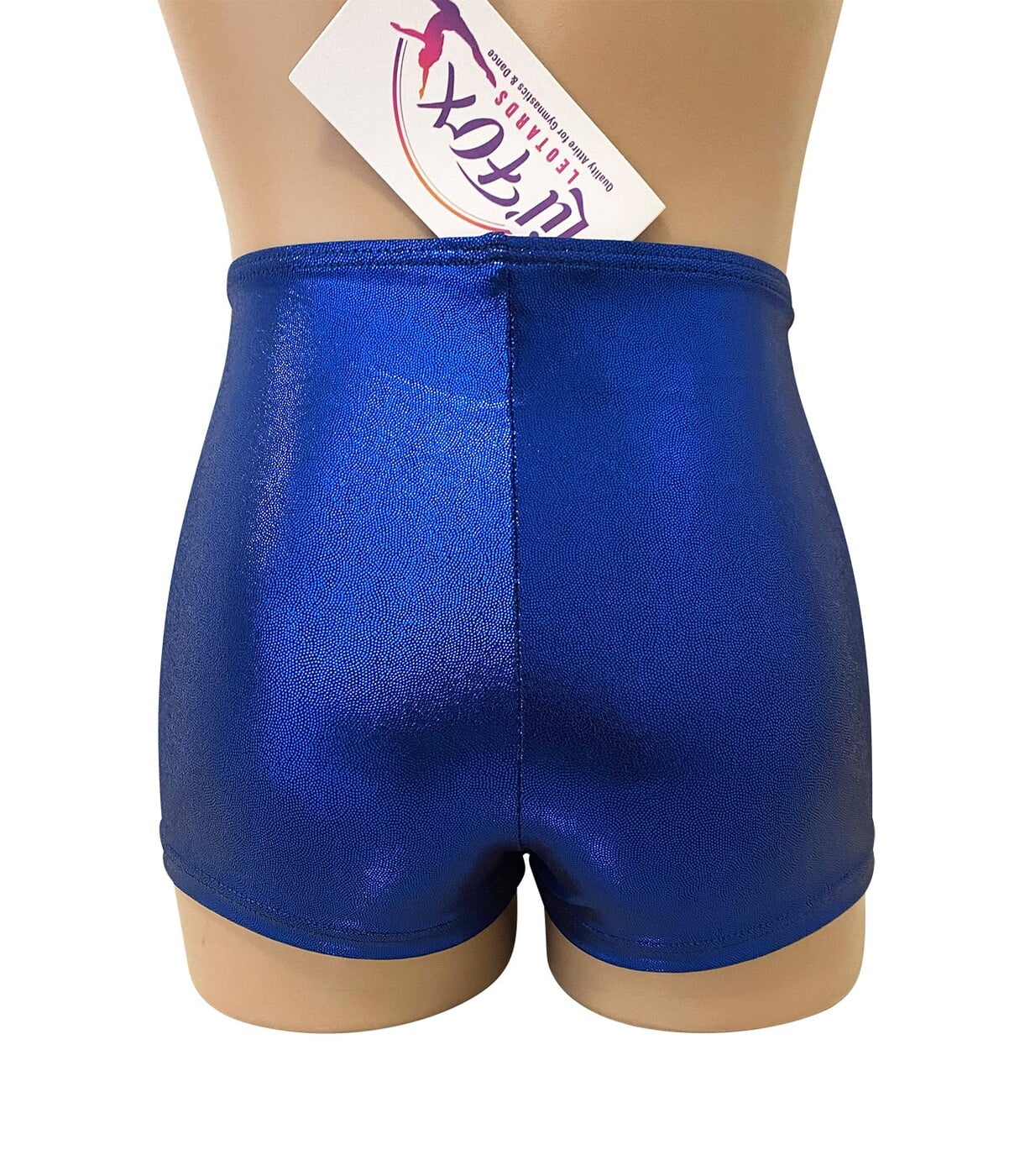 DEEP ROYAL BLUE SHINY FOIL MYSTIQUE PRO BIKE SHORTS *RECOMMENDED*