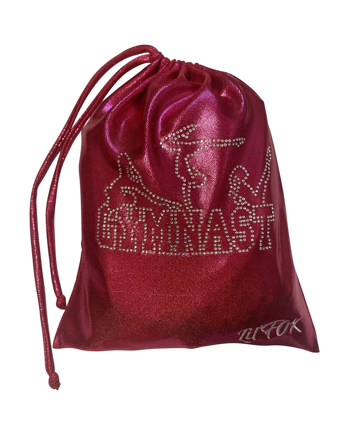 BERRY MYSTIQUE GRIP BAG WITH 'GYMNAST' RHINESTONES