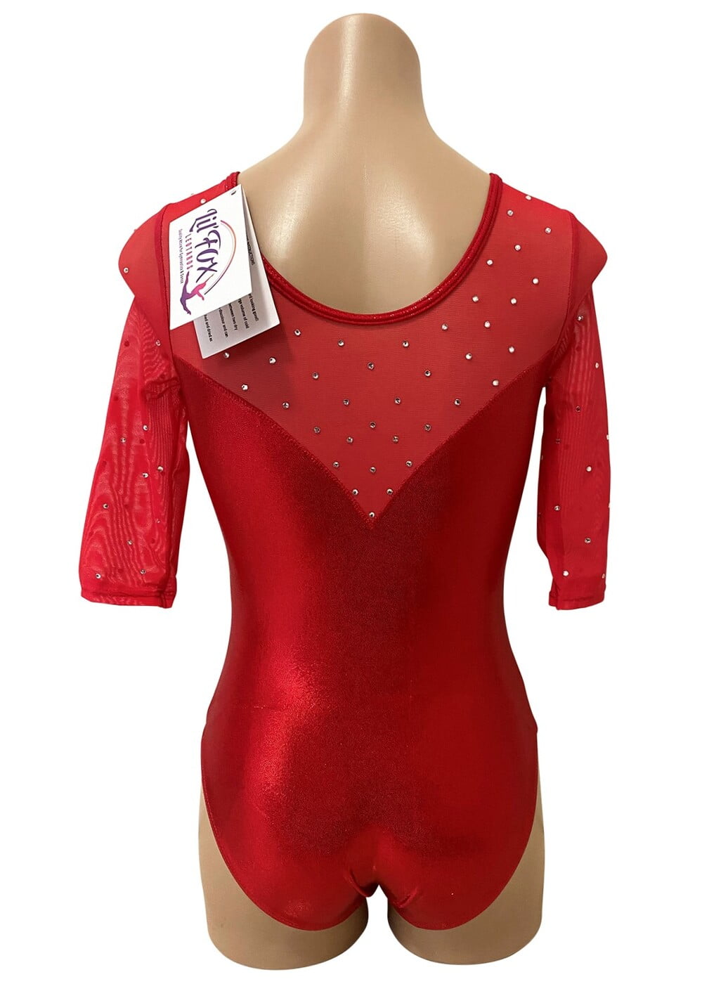 RED VITALITY MYSTIQUE & MESH 3/4 SLEEVE