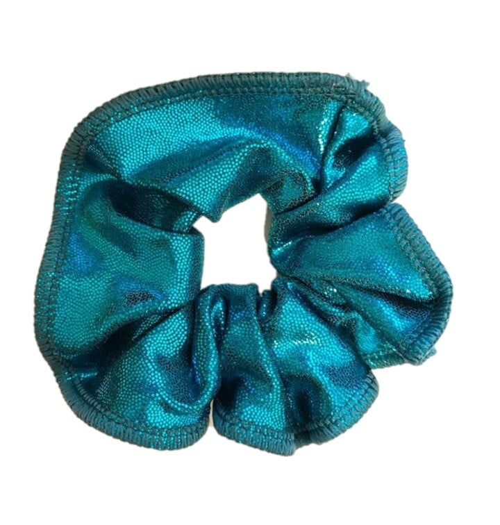 TEAL GREEN MYSTIQUE SCRUNCHY