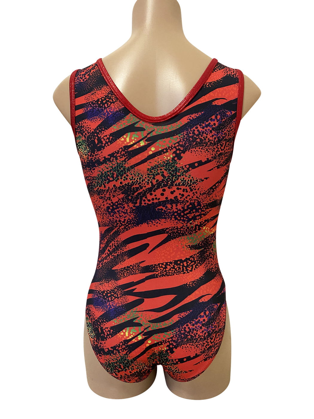 RED JUNGLE LYCRA PRINT