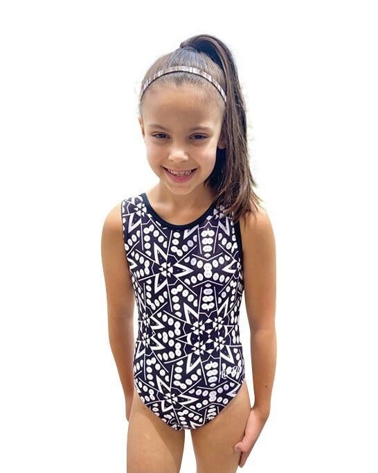 ZULU BLACK & WHITE LYCRA PRINT