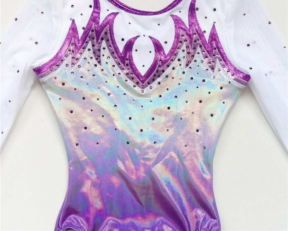 PEARL GRAPE OMBRE FLAMES LONG SLEEVE