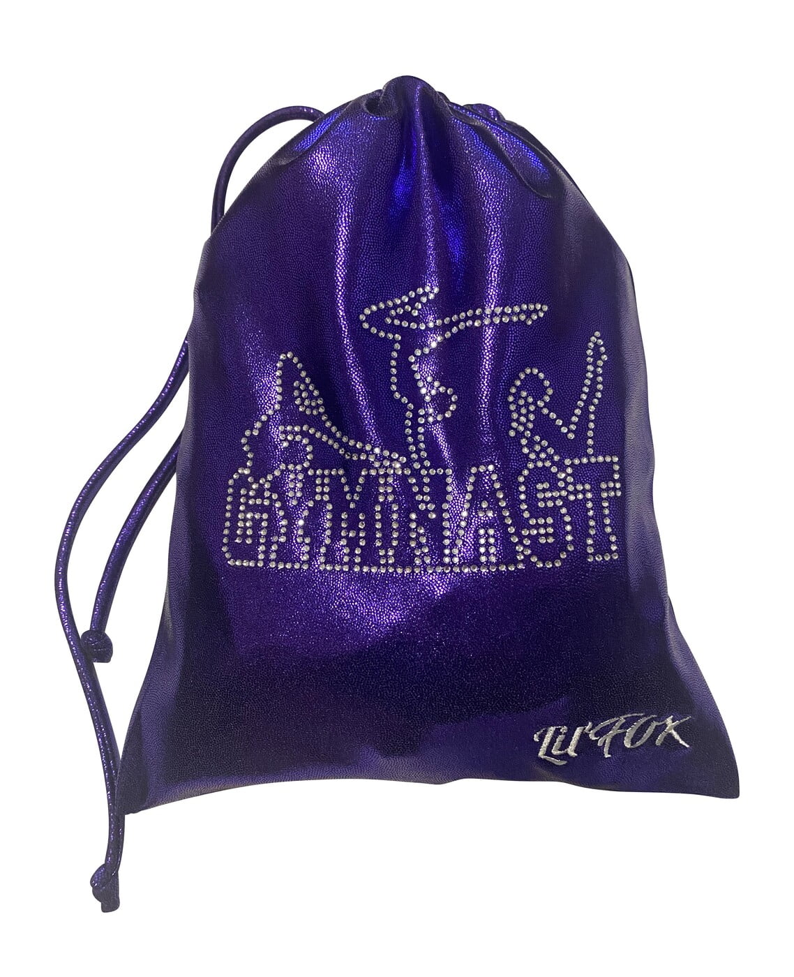PURPLE MYSTIQUE GRIP BAG 'GYMNAST' RHINESTONES
