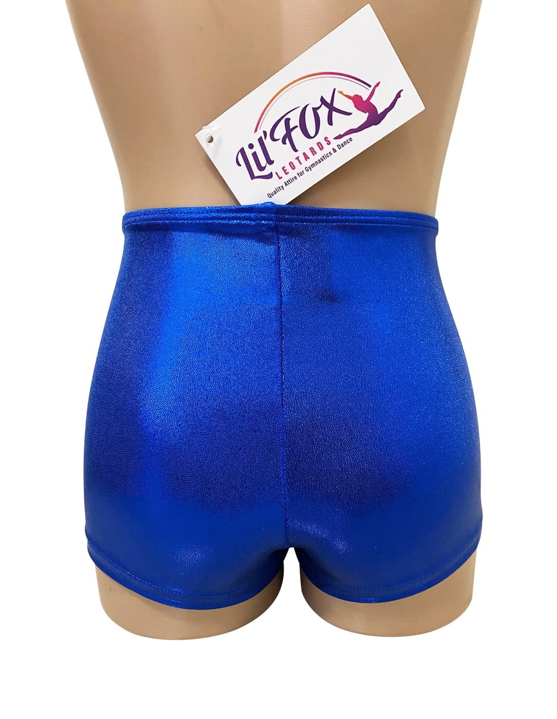 ROYAL BLUE SHINY FOIL MYSTIQUE PRO BIKE SHORTS *RECOMMENDED*