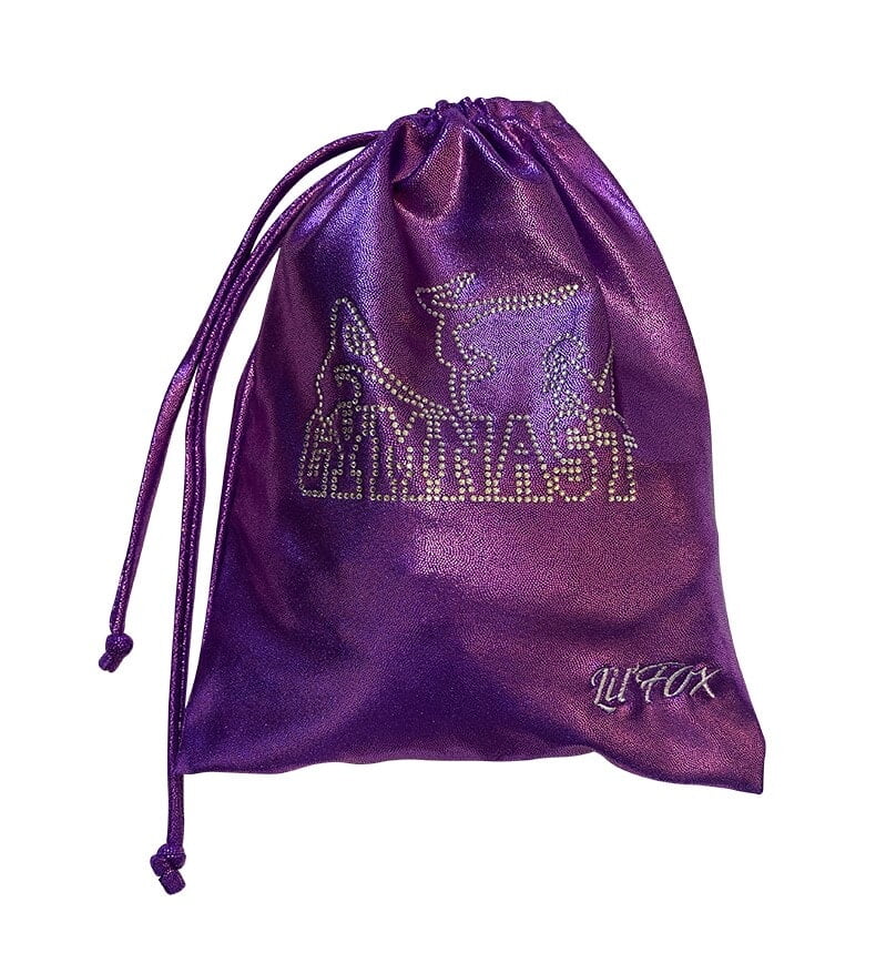 GRAPE MYSTIQUE GRIP BAG WITH 'GYMNAST' RHINESTONES