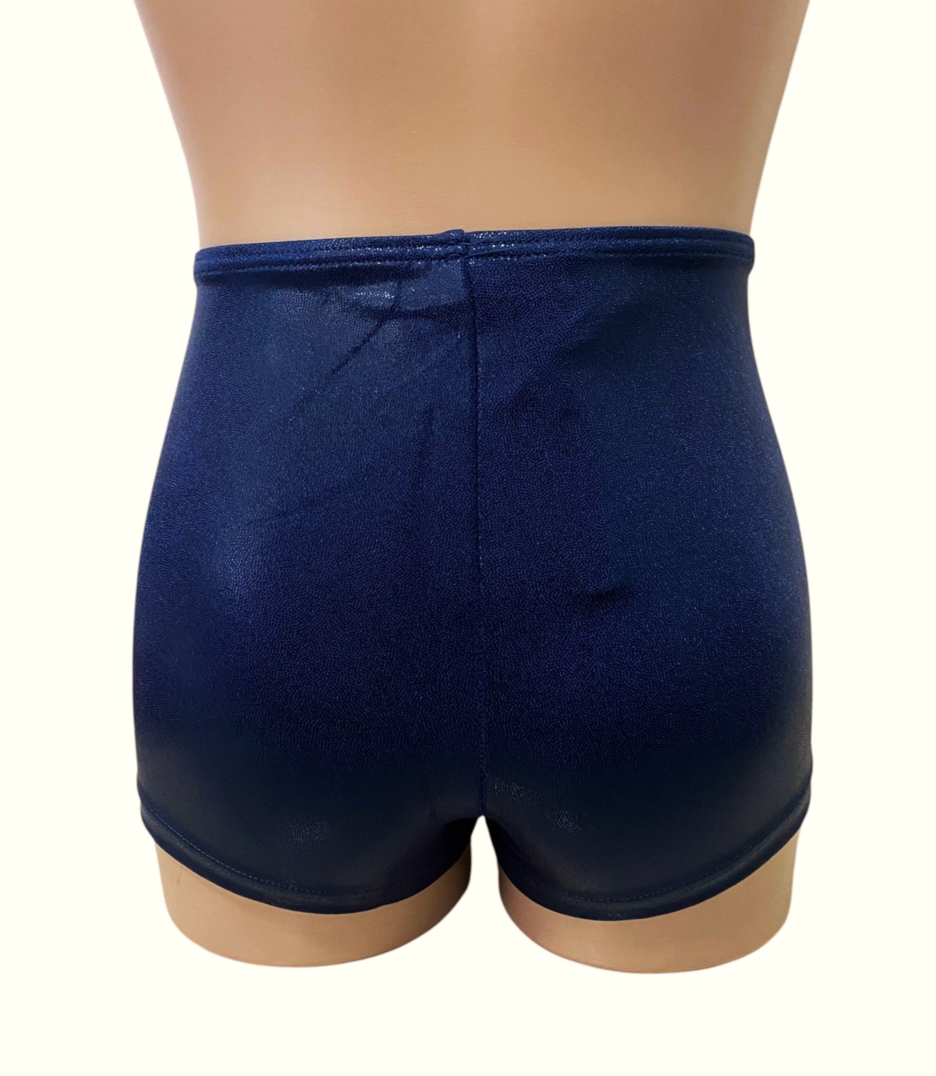 NAVY SHINY MYSTIQUE PRO BIKE SHORTS *RECOMMENDED*