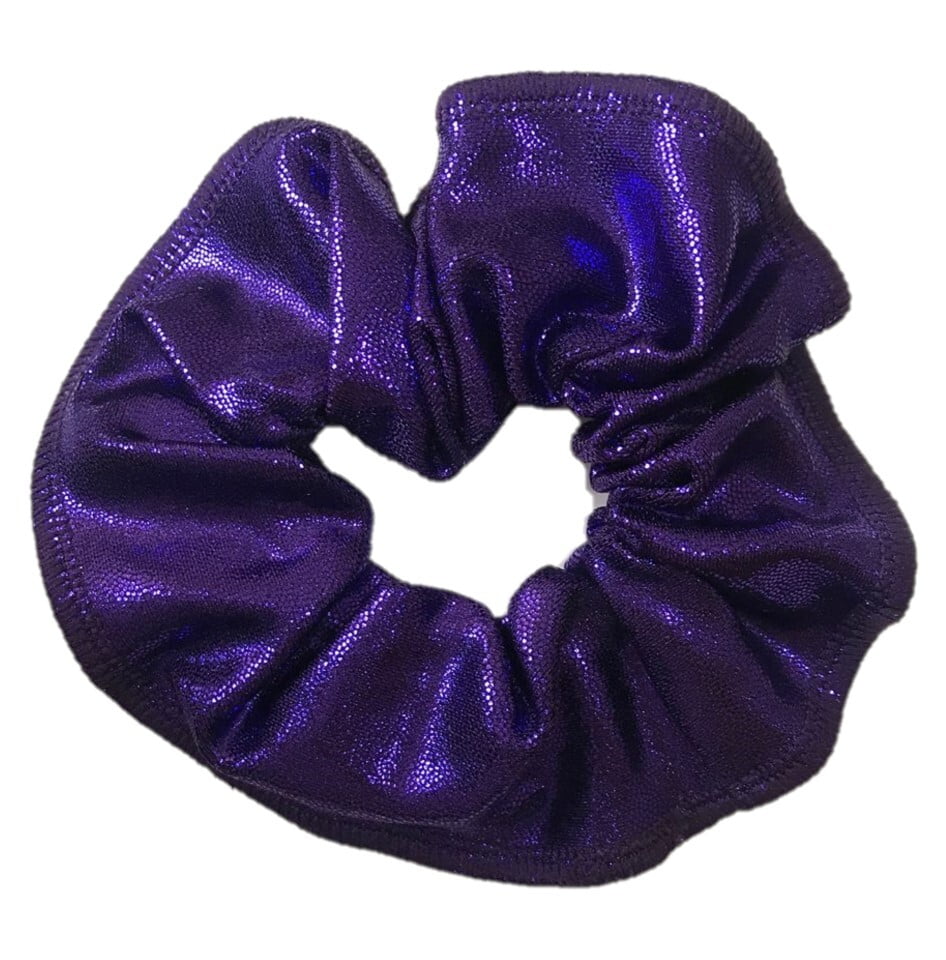PURPLE SHINY MYSTIQUE SCRUNCHIE