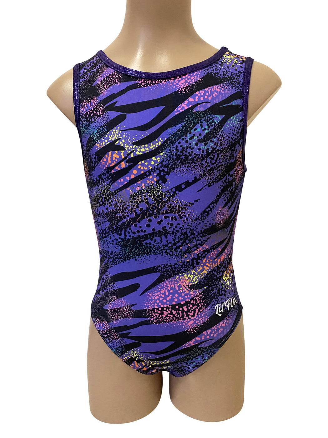 PURPLE JUNGLE LYCRA PRINT