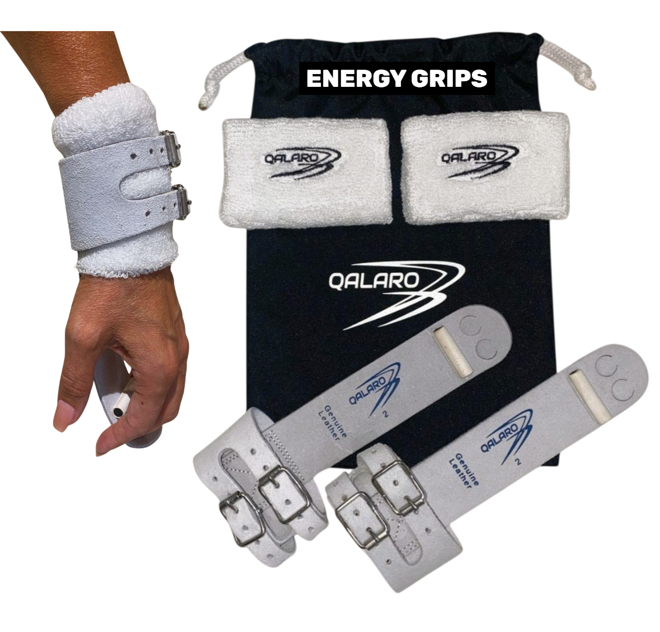 QALARO DOUBLE BUCKLE ENERGY GRIPS
