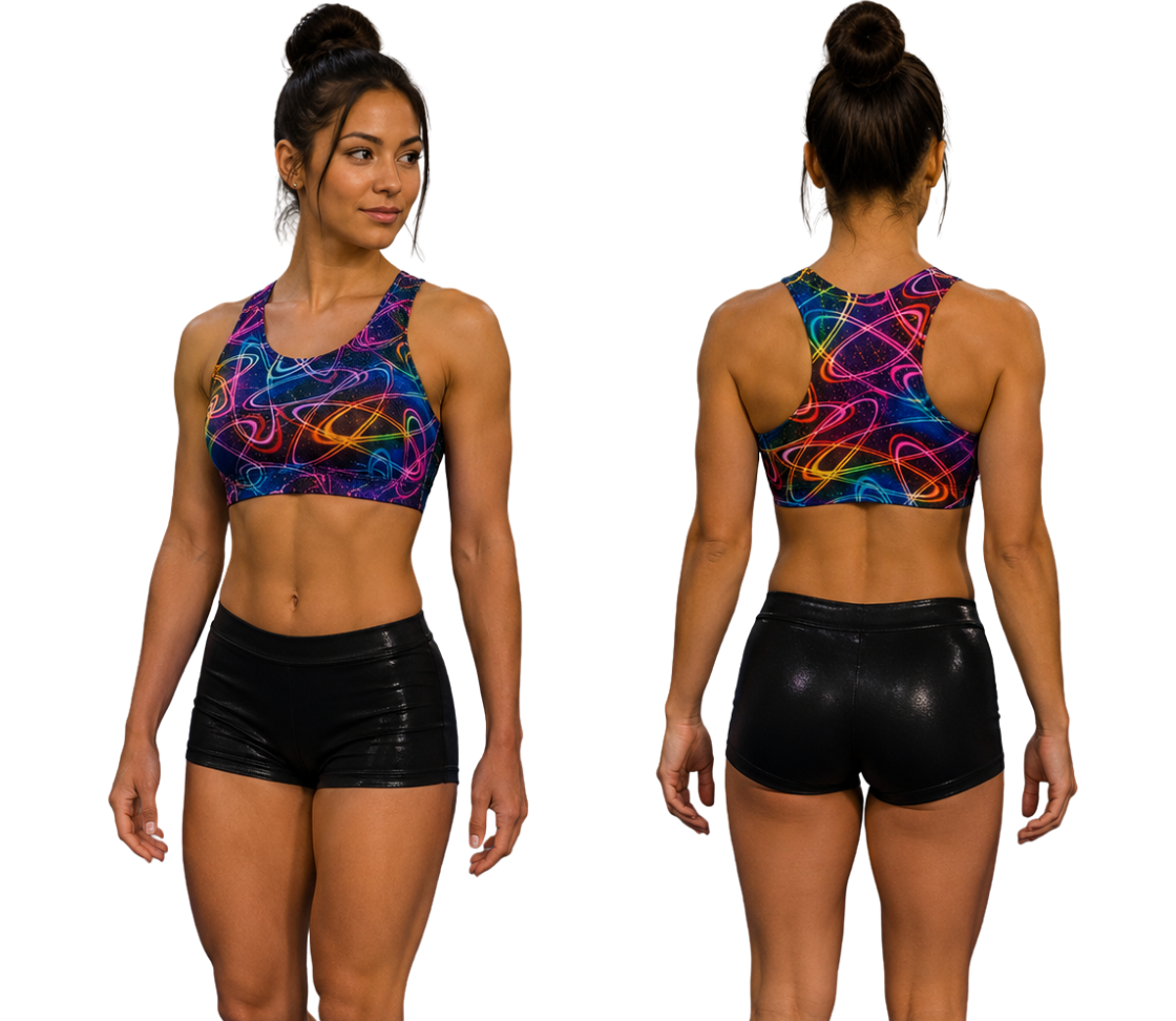 RAINBOW GALAXY BLACK FOIL CROP SET