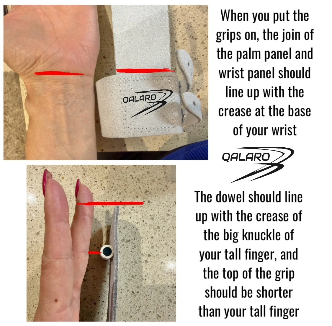 QALARO DOUBLE BUCKLE ENERGY GRIPS