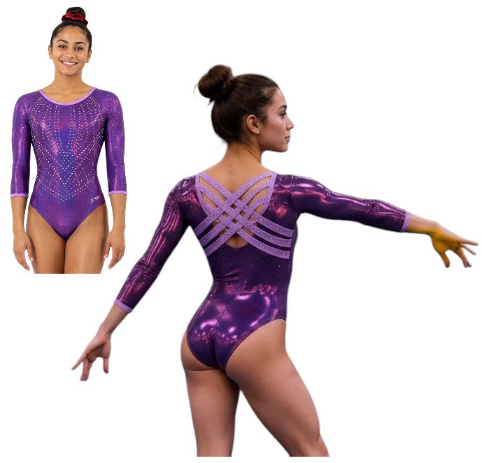 Lil'Fox Emperium 3/4 Sleeve Gymnastics Leotard