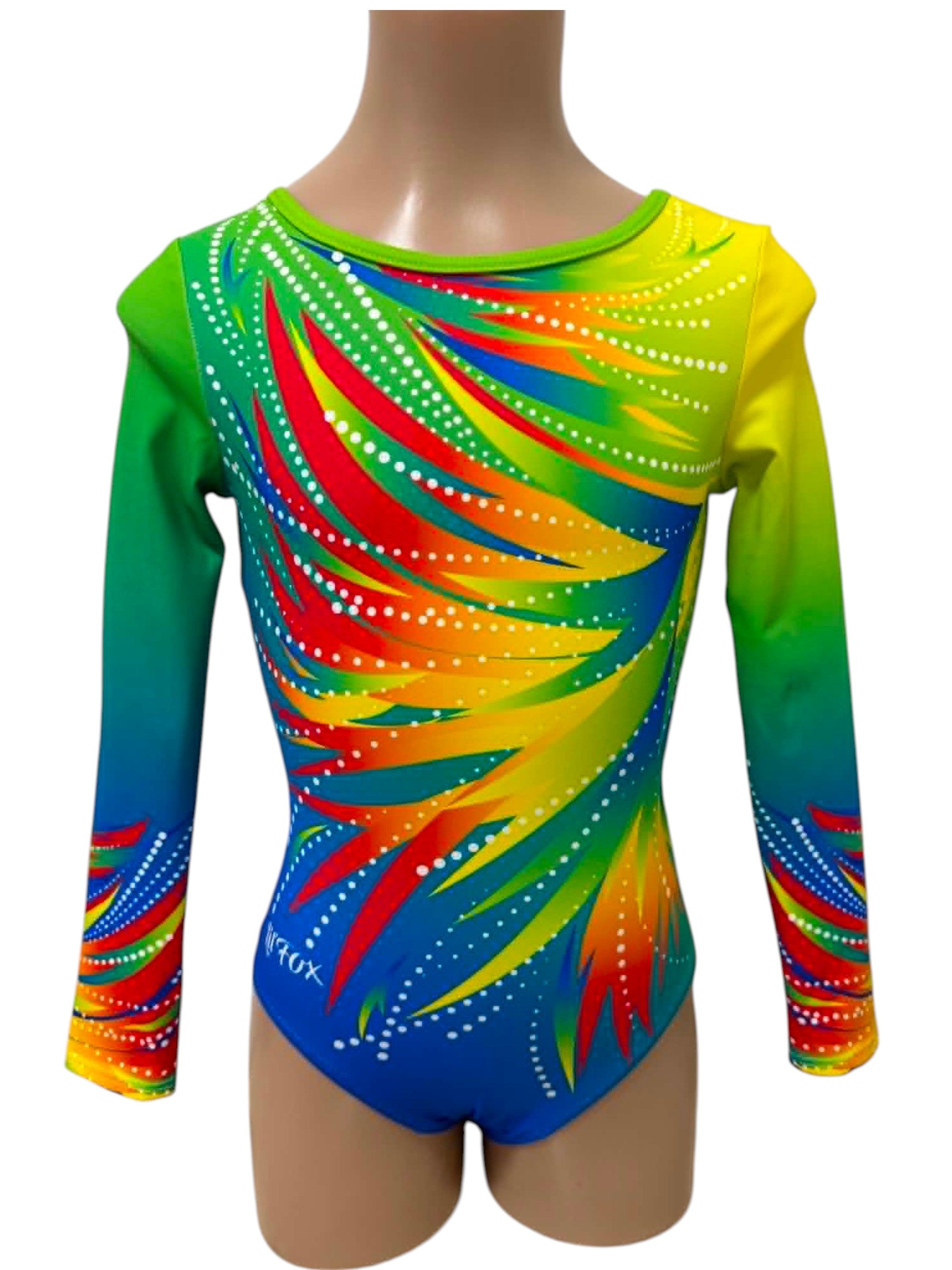 Lil'Fox Inspire Long Sleeve Lycra Gymnastics Leotard