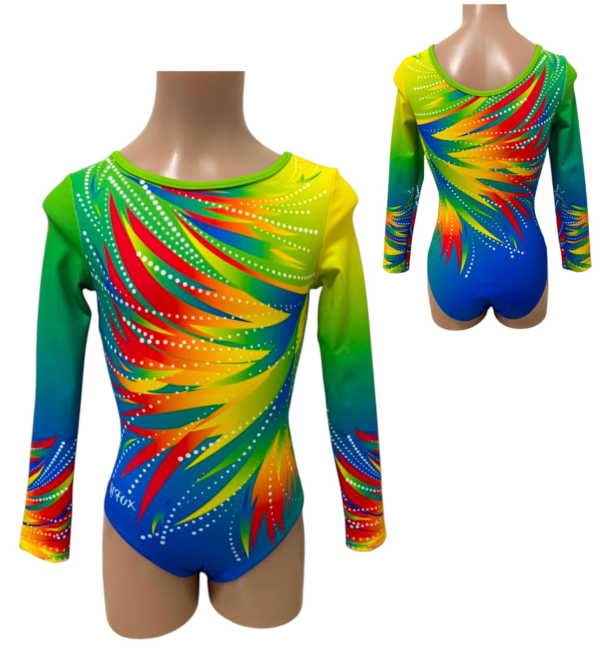 Lil'Fox Inspire Long Sleeve Lycra Gymnastics Leotard