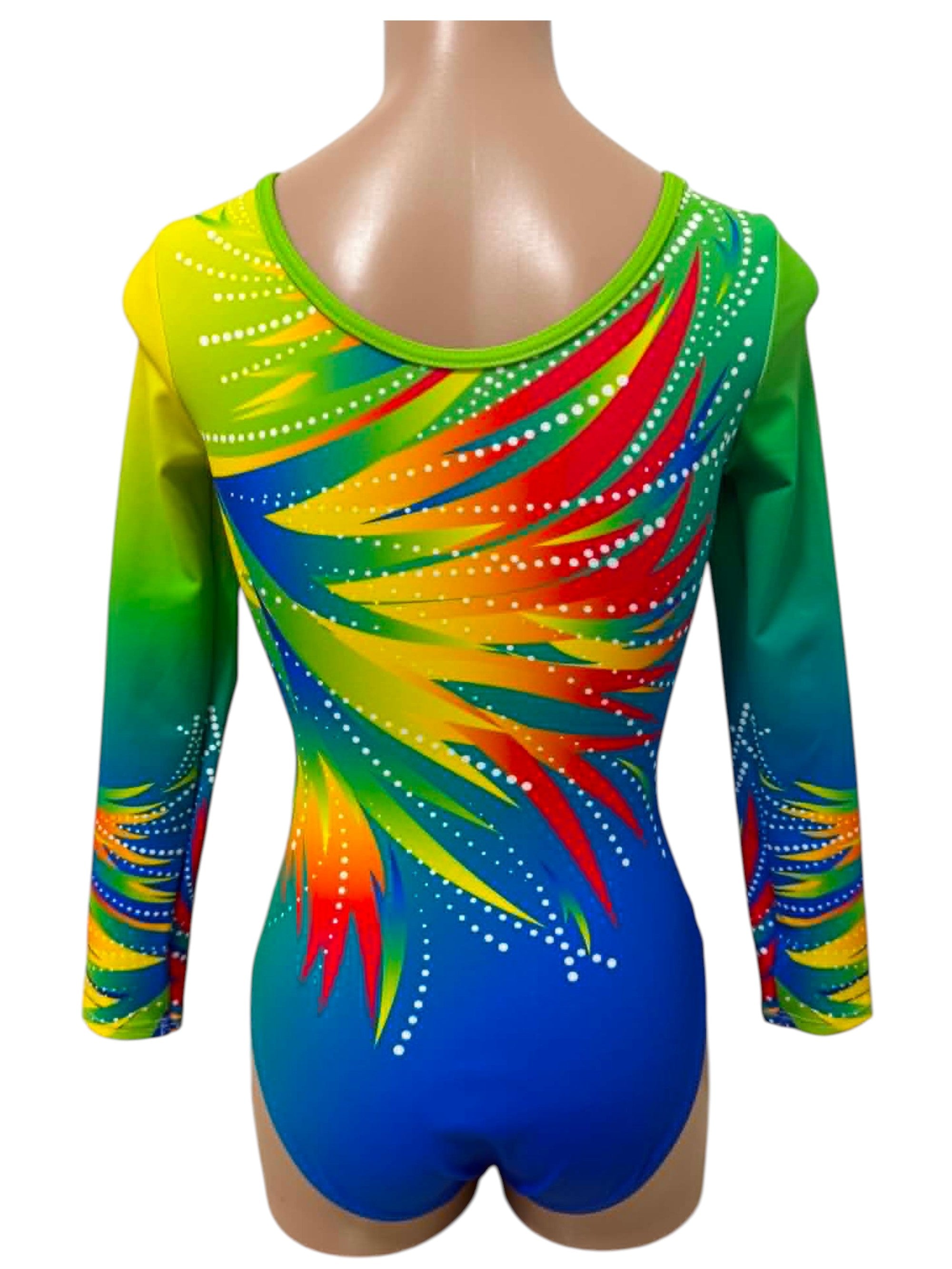 Lil'Fox Inspire Long Sleeve Lycra Gymnastics Leotard