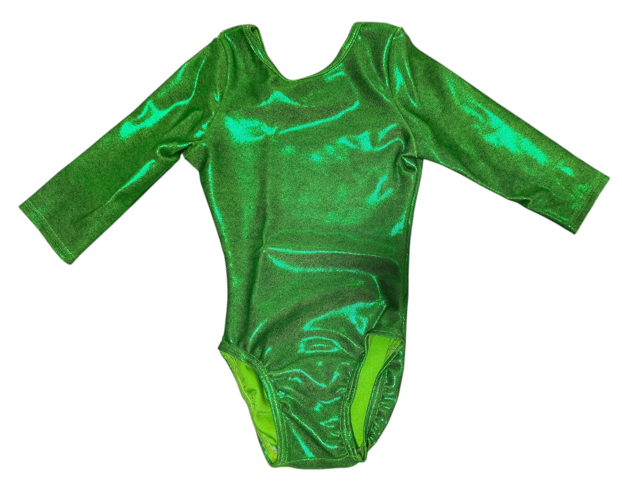 LIME GREEN MYSTIQUE 3/4 SLEEVE