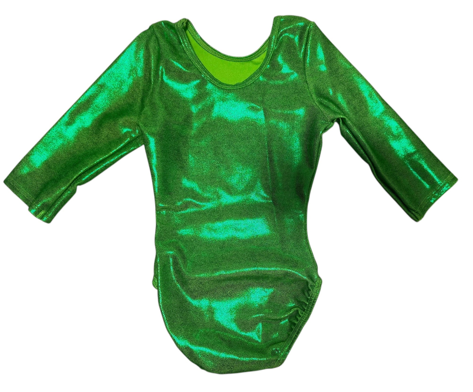 LIME GREEN MYSTIQUE 3/4 SLEEVE