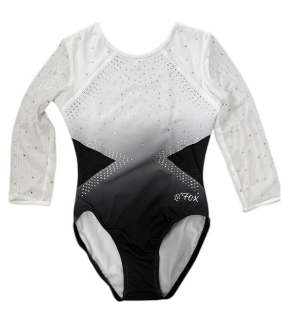 BLACK & WHITE 3/4 MESH SLEEVES