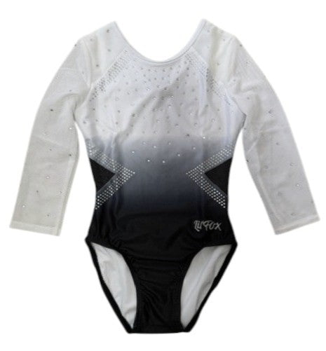 BLACK & WHITE 3/4 MESH SLEEVE