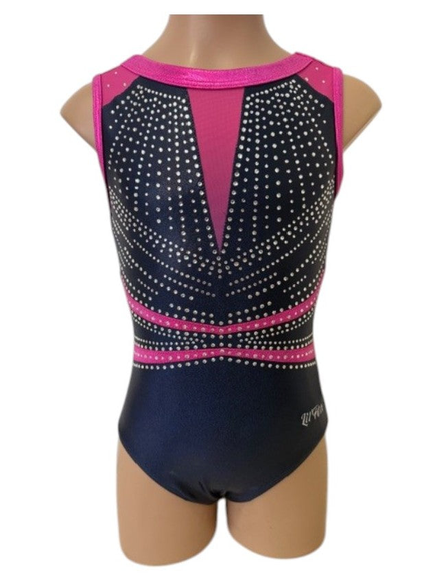 Lil'Fox Aphrodite Gymnastics Leotard with Crystals