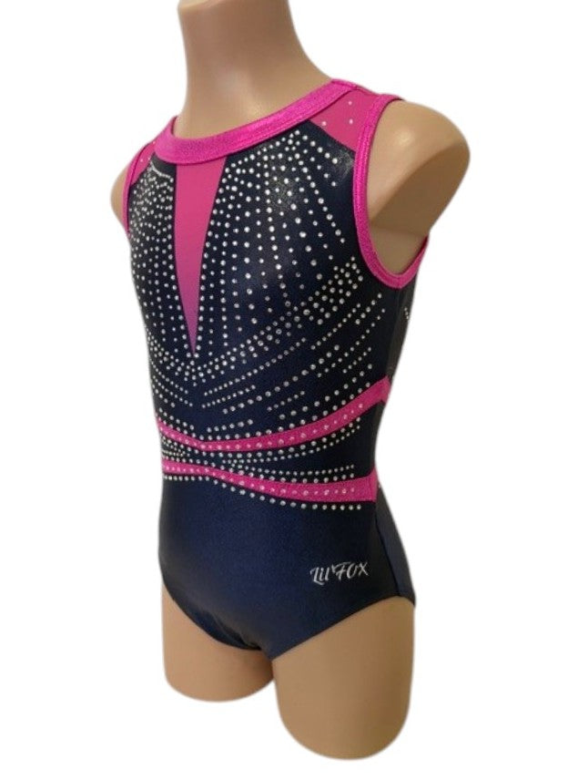 Lil'Fox Aphrodite Gymnastics Leotard with Crystals