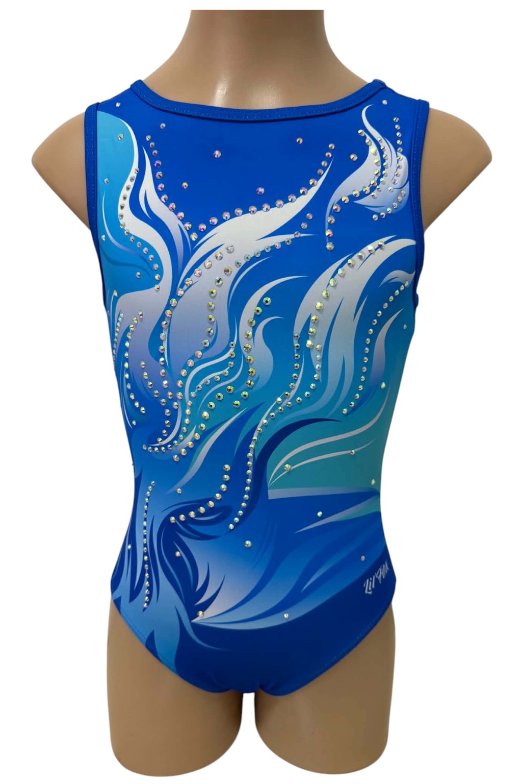 Lil'Fox Ocean Soul Gymnastics Leotard with Crystals