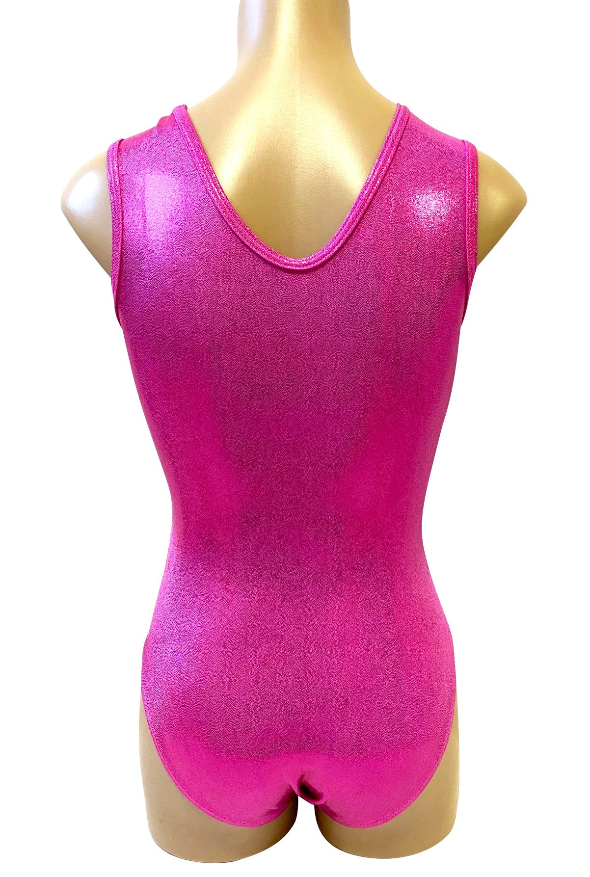 Lil'Fox Pink Plain Mystique Gymnastics Leotard