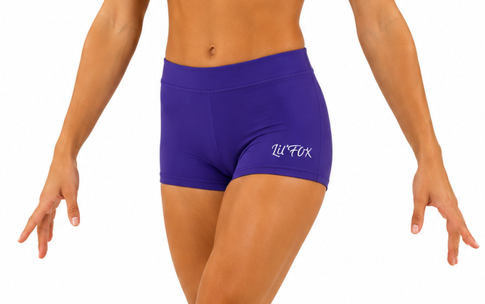 Lil'Fox Purple Lycra Bike Shorts