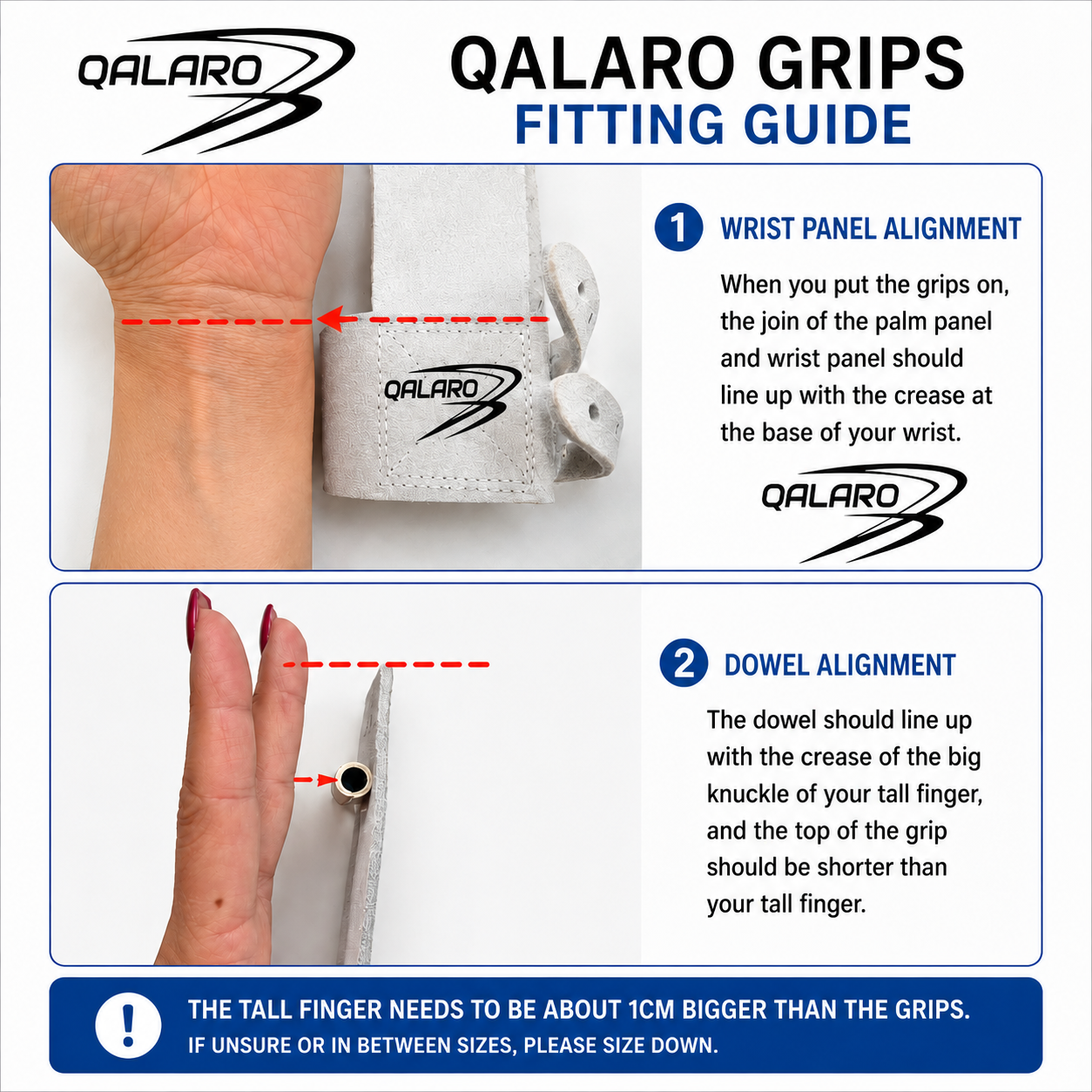 Qalaro Double Buckle Star Grips Set