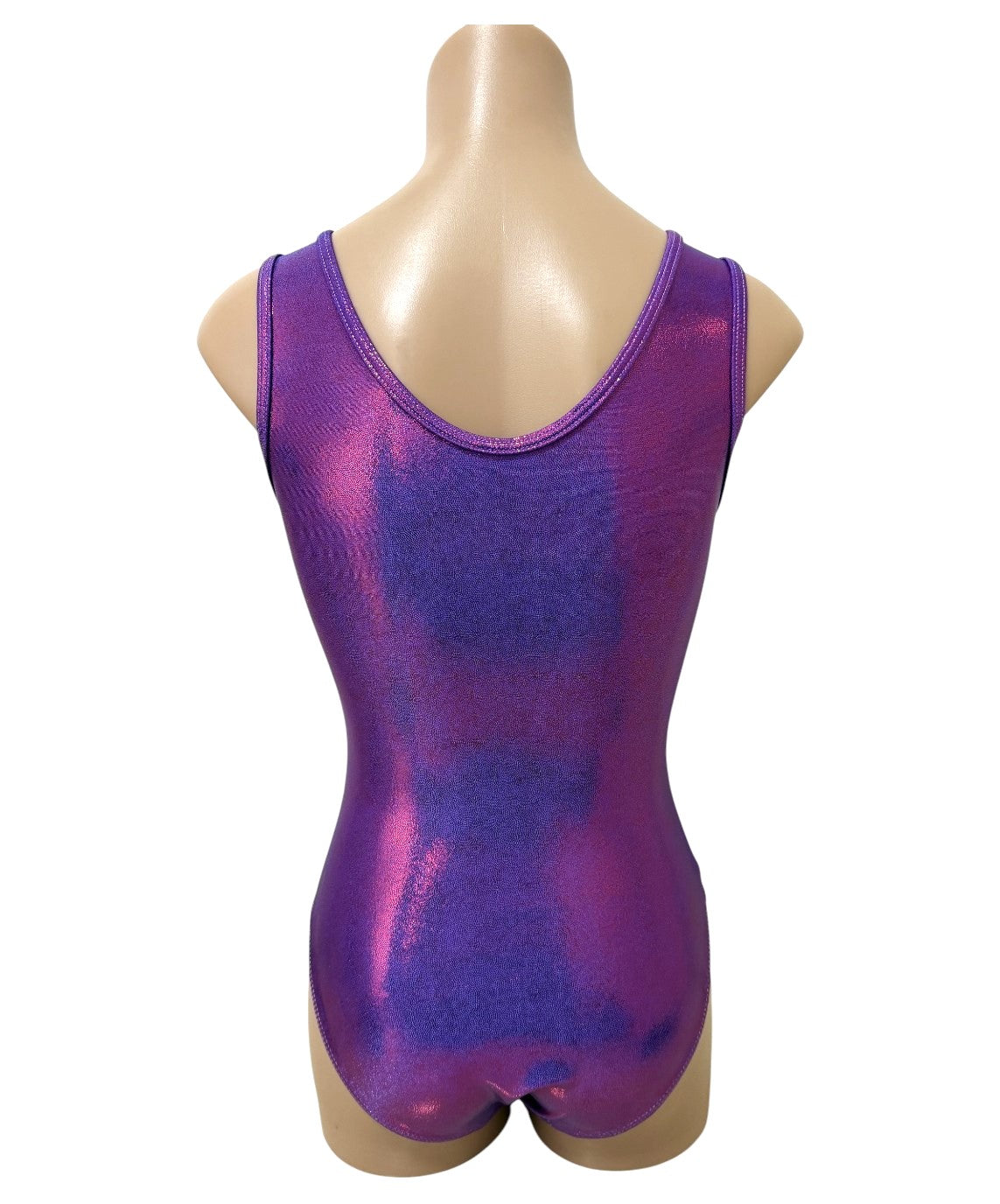 Lil'Fox Sunset Purple Mystique Gymnastics Leotard with Crystals