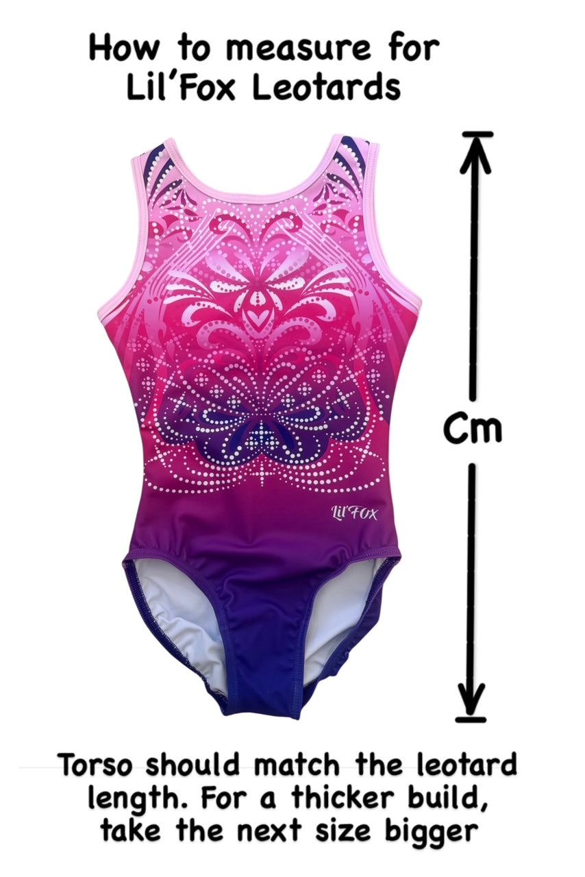 Lil'Fox Wildera Sleeveless Lycra Gymnastics Leotard
